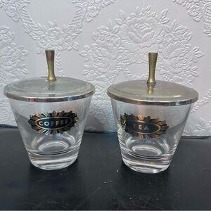 MCM barware coffee tea serve-ware good condition pair